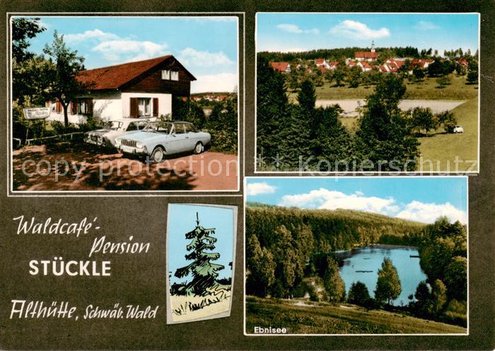 Althuette Wuerttemberg Waldcafe Pension Stueckle Panorama Ebnisee