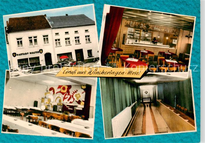 Wincheringen Gasthof Walter Gastraum Festsaal Kegelbahn