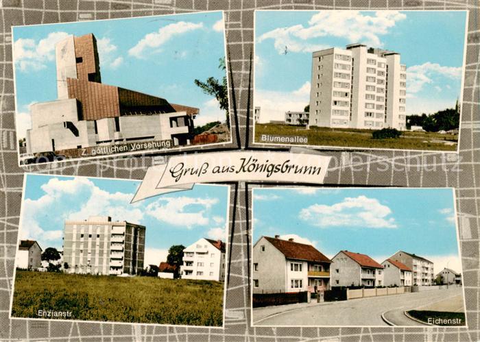 Koenigsbrunn Augsburg Zur goettlichen Vorsehung Blumenallee Enzianstrasse Eichen