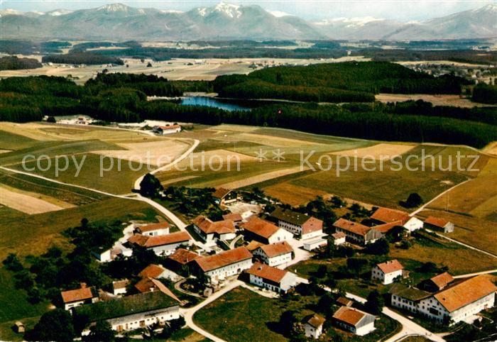 Grossbergham Fliegeraufnahme mit Pension Griessee