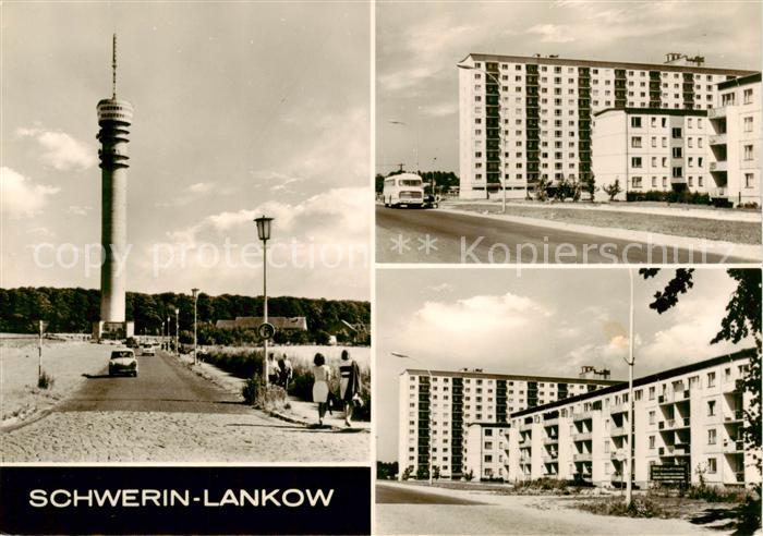 Lankow Schwerin Fehrsehturm Hochhaeuser