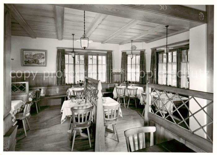 Adelboden BE Gasthof Kreuz Gaststube