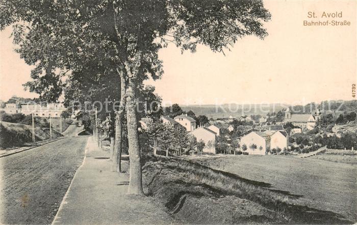 St-Avold Saint-Avold 57 Moselle Bahnhofstrasse Feldpost