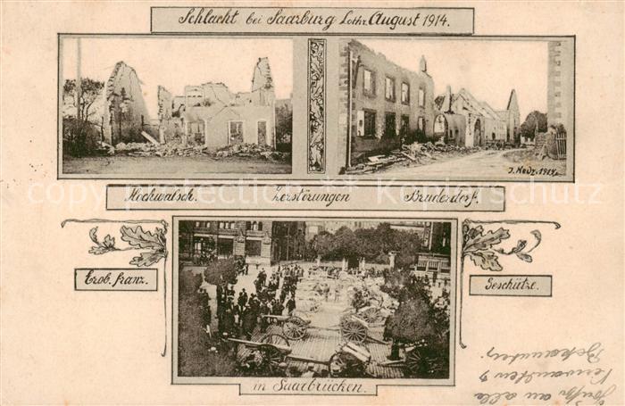 Saarburg Lothringen Sarrebourg 57 Schlacht in Lothringen August 1914