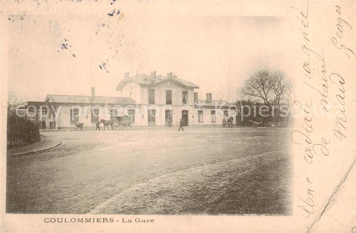 Coulommiers 77 Seine-et-Marne La gare Bahnhof