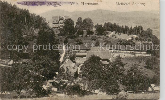 Muenster  Elsass Munster 68 Alsace Villa Hartmann Melkerei Solberg