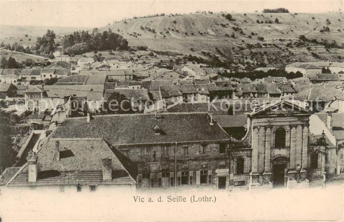 Vic-sur-Seille 57 Moselle Vue panoramique