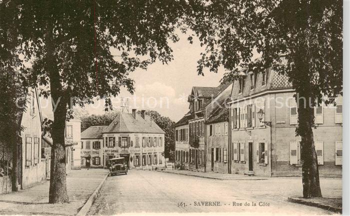 Saverne Zabern 67 Bas Rhin Alsace Rue de la Côte