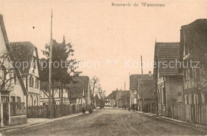 Wanzenau La Wantzenau 67 Bas-Rhin Hauptstrasse