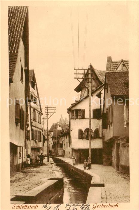 Schlettstadt Selestat 67 Bas-Rhin Gerberbach