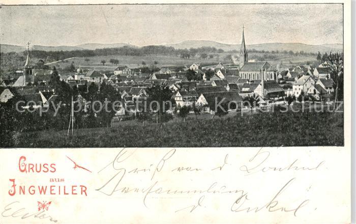 Ingweiler Ingwiller SAVERNE 67 Bas-Rhin Panorama Deutsche Reichspost