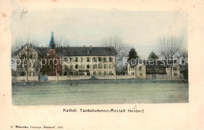 Neudorf Strasbourg Strassburg 67 Bas-Rhin Katholische Taubstummen-Anstalt