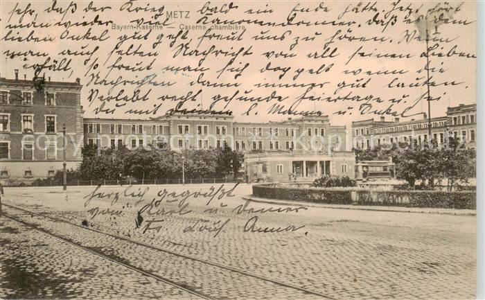 Metz  57 Moselle Bayern-Kaserne Caserne chamBiere Pruefstempel