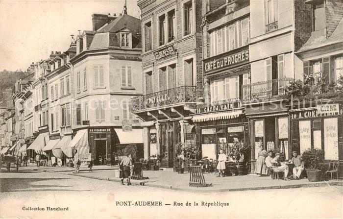 Pont-Audemer 27 Eure Rue de la République