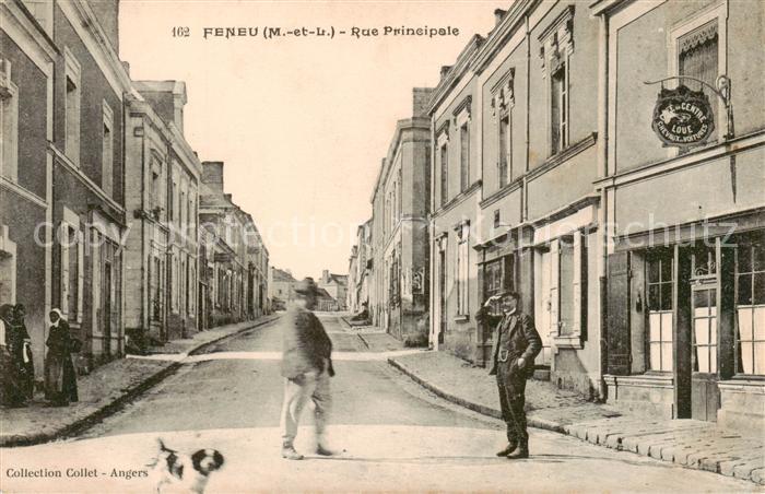 Feneu 49 Maine-et-Loire Rue Principale