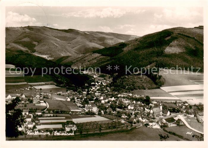 Roenkhausen Finnentrop Fliegeraufnahme