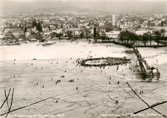 Nonnenhorn Schaefflertanz Zur Erinnerung an das Eisjahr 1963