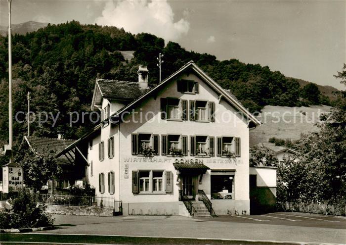 Sevelen  Werdenberg SG Wirtschaft Restaurant Metzgerei zum Ochsen