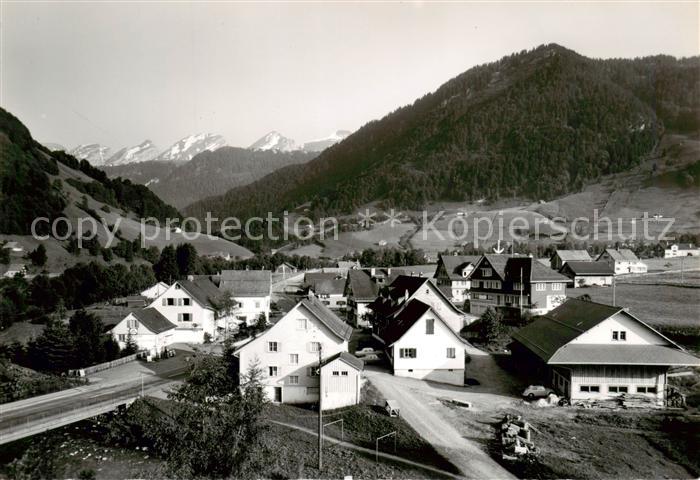 Stein SG Panorama Blick gegen Churfirsten