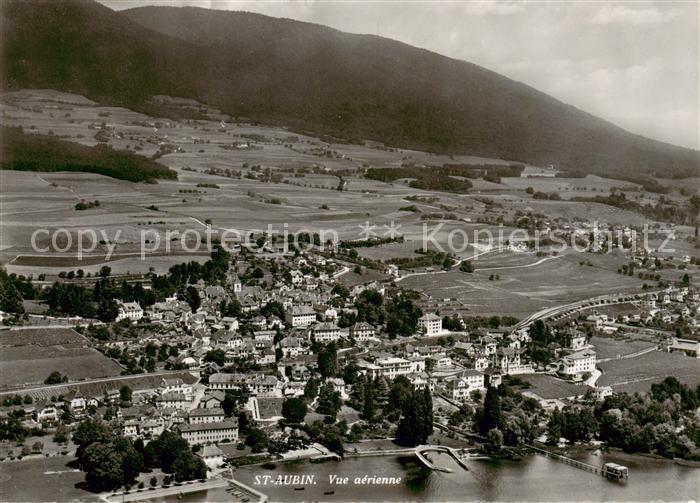 St-Aubin NE St-Aubin-Sauges Vue aérienne