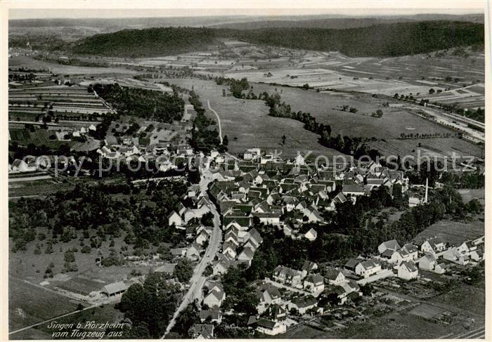 Singen Remchingen Pforzheim Fliegeraufnahme