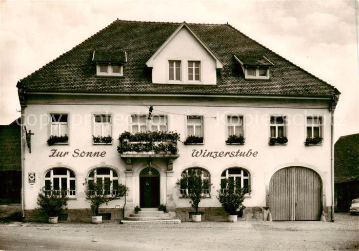 Kirchhofen Ehrenkirchen Breisgau Zur Sonne Winzerstube