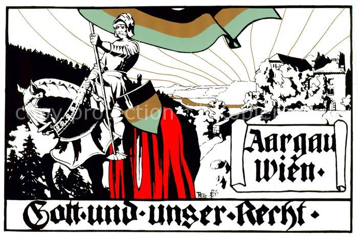 Aargau Kanton Aargau Wien Gott und unser Recht Studentika