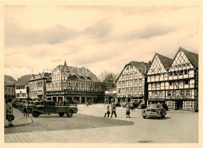 Soest DE NRW Marktplatz Fachwerkhaeuser