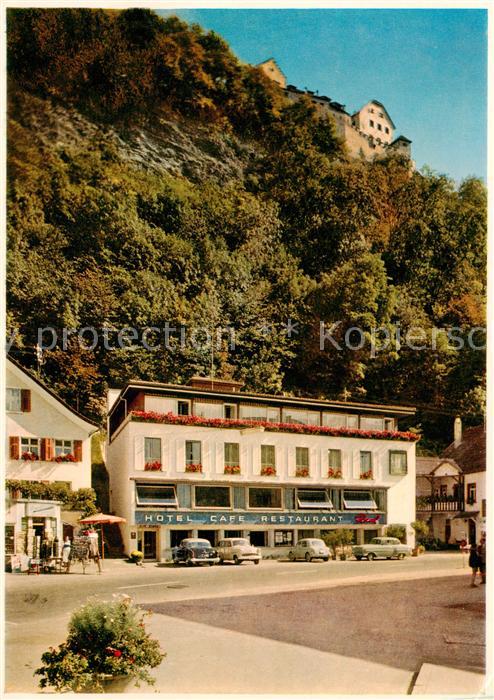 Vaduz Liechtenstein FL Hotel Cafe Restaurant Real