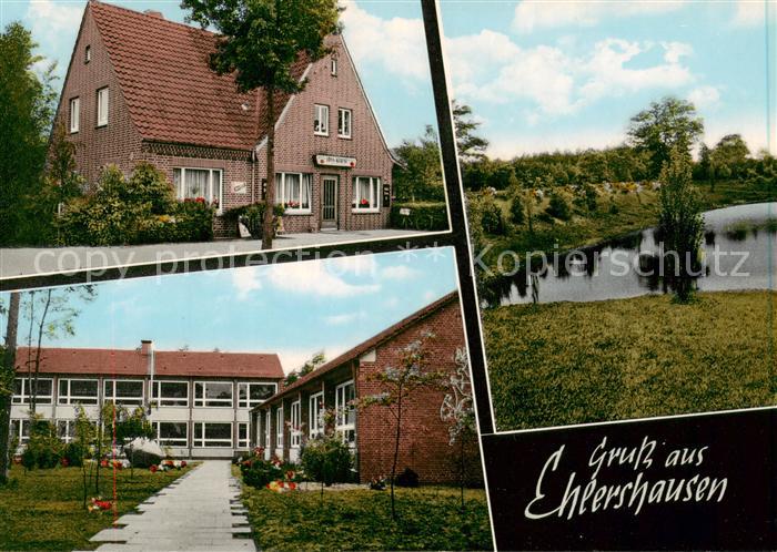 Ehlershausen Ramlingen-Ehlershausen Gasthof Pension Schule Landschaft Teich