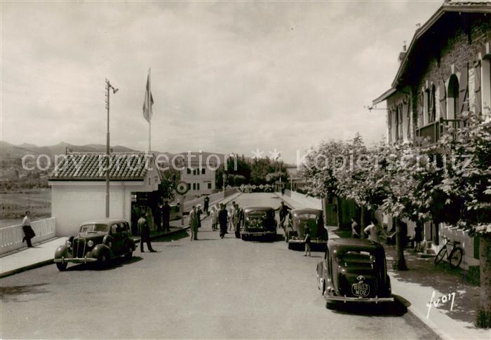 Hendaye 64 La frontiere au pont international