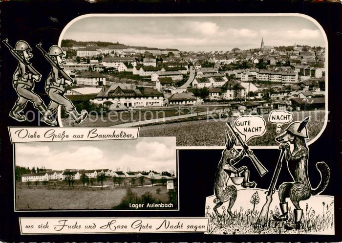 Baumholder Nahe Panorama Lager Aulenbach