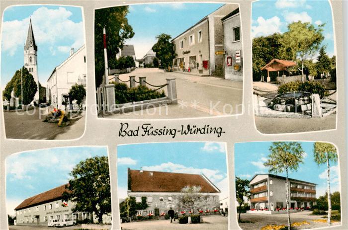 Wuerding Bad Fuessing Kirche Ortspartien
