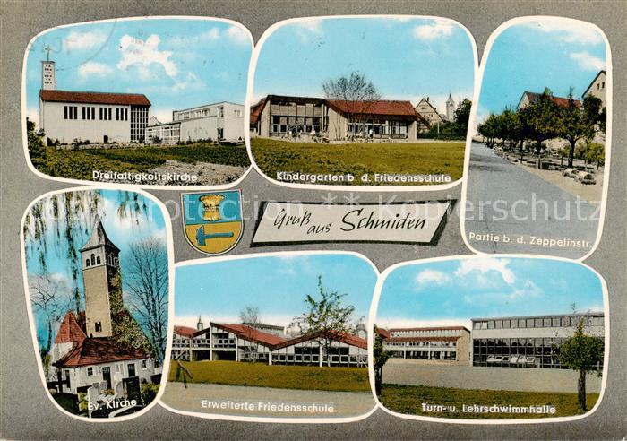Schmiden Fellbach Dreifaltigkeitskirche Kindergarten Friedensschule Zeppelinstra