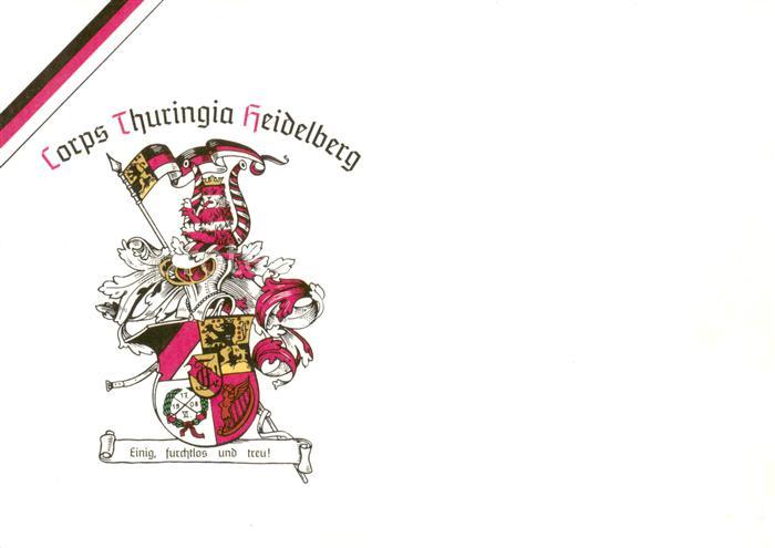 Heidelberg Neckar Corps Thuringia Heidelberg Wappen