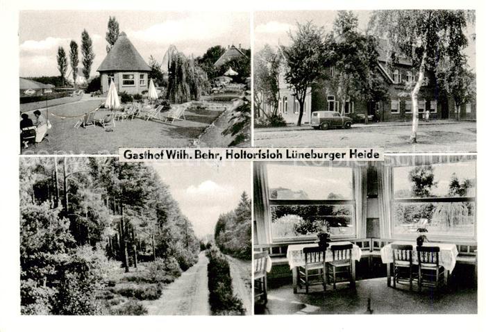 Holtorfsloh Gasthof Wilh Behr Gaststube Waldweg