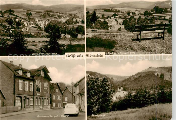 Albrechts Suhl Panorama Gasthaus Zur guten Quelle Gabelgrund