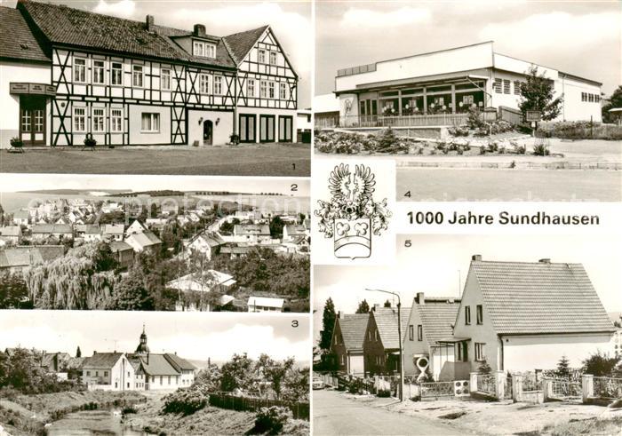 Sundhausen Nordhausen Hotel Zur Helme Panorama Gaststaette Treffpunkt Kaufhalle