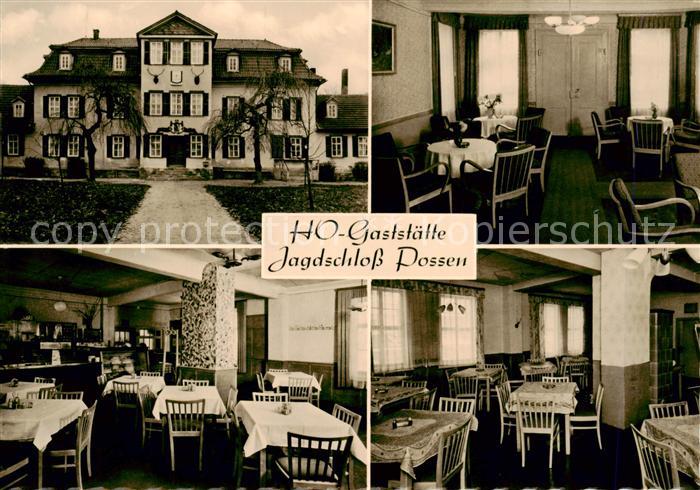 Sondershausen Thueringen Jagschloss Possen HO Gaststaette Gastraeume