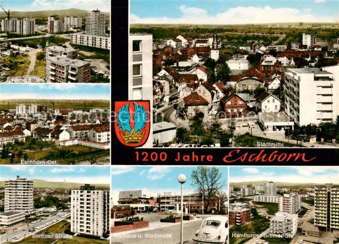 Eschborn Eschbornstrasse Stadtmitte Eschborn Ost Berliner Strasse Rathaus Hambur