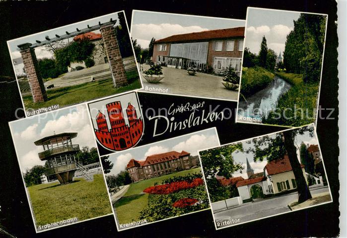 Dinslaken Burgtheater Bahnhof Rotbach Trabrennbahn Kreishaus Rittertor