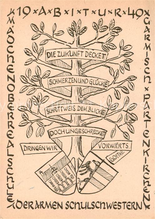 GARMISCH-PARTENKIRCHEN Bayern Maedchenoberrealschule Garmisch Partenkirchen