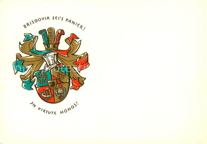 Freiburg Breisgau Studentenverbindung Brisgovia Wappen