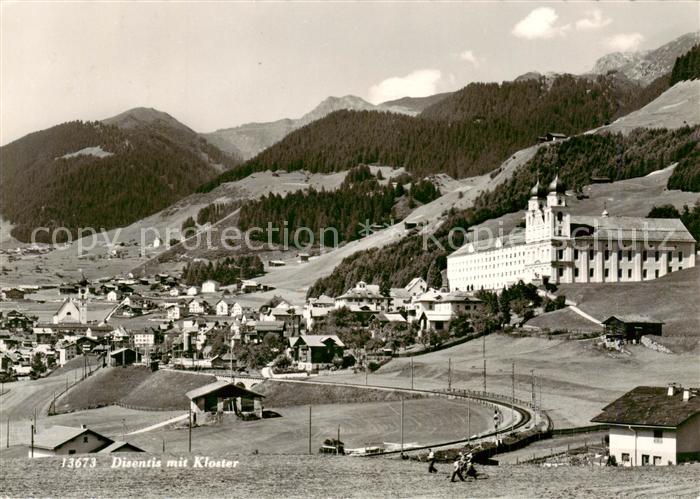 Disentis GR mit Kloster