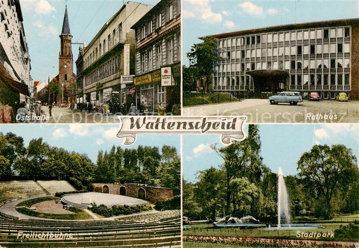 Wattenscheid Oststrasse Rathaus Freilichtbuehne Stadtpark