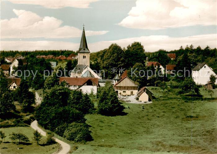 Flammersfeld Teilansicht mit Kirche