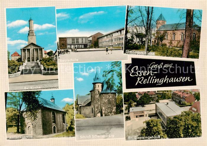 Rellinghausen Ev Kirche Realschule Lambertus Kirche Ahnenkapelle Schloss Schelle