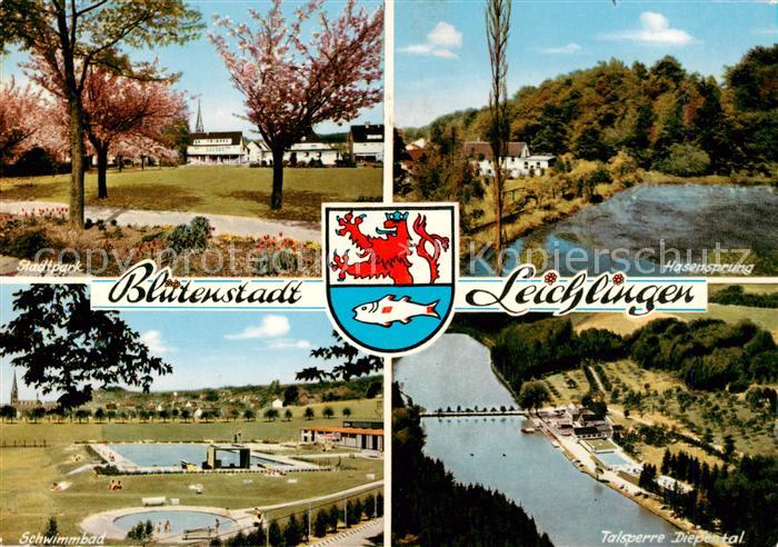 Leichlingen Rheinland Stadtpark Hasensprung Schwimmbad Talsperre Diepental