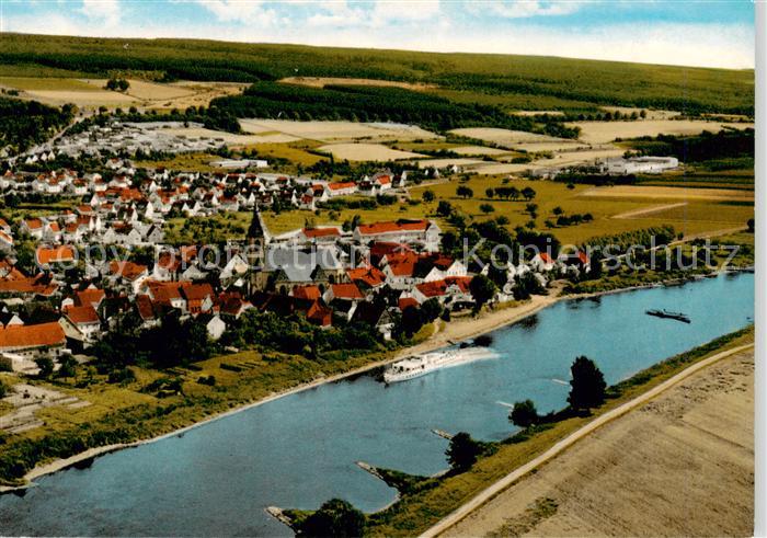 Luechtringen Hoexter Fliegeraufnahme Weserpartie