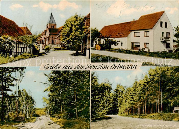 Bad Holzhausen Luebbecke Preussisch Oldendorf NRW Kirche Pension Ortmann Partie